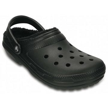 Crocs Klassiska Fodrade Clogs Herr Svarta | Sverige 0829VRWD